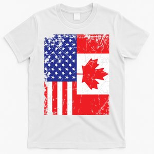 Canadian American Shirts USA Canada Flag 4th Of July T-Shirt