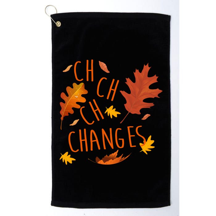 Changes Autumn Season Golf Towel