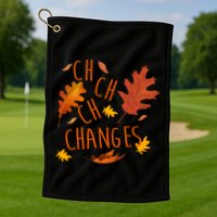 Changes Autumn Season Golf Towel