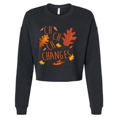 Changes Autumn Season Cropped Pullover Crew