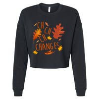 Changes Autumn Season Cropped Pullover Crew