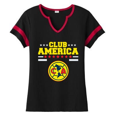 Club America Score Big With Our Exclusive Collection Ladies Halftime Notch Neck Tee