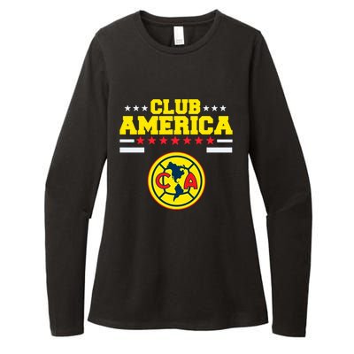 Club America Score Big With Our Exclusive Collection Womens CVC Long Sleeve Shirt