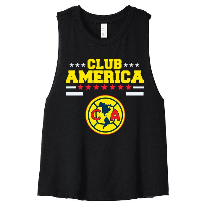 Club America Score Big With Our Exclusive Collection Women's Racerback Cropped Tank