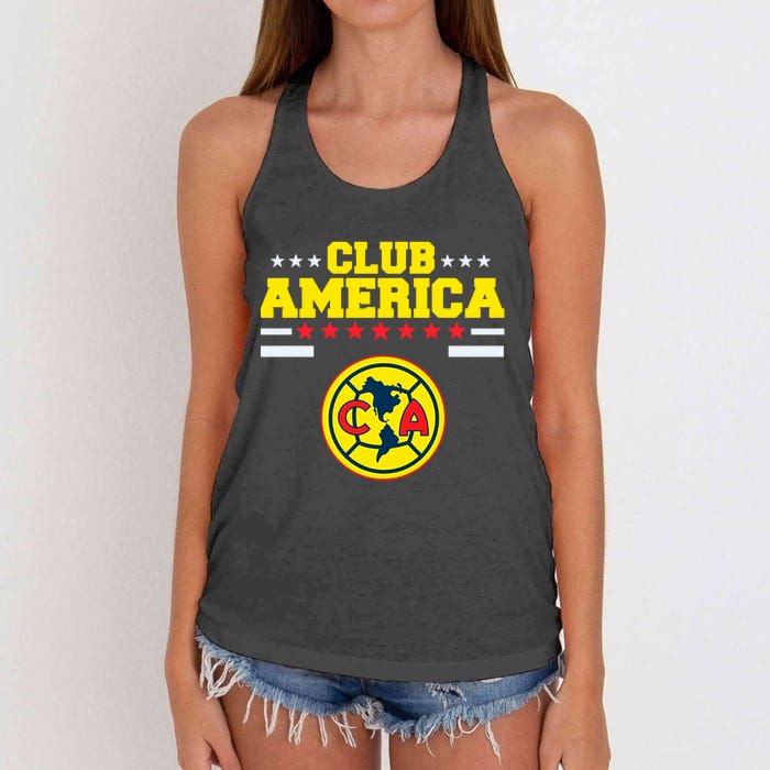 Club America Score Big With Our Exclusive Collection Women's Knotted Racerback Tank