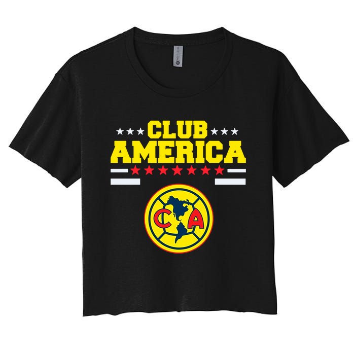 Club America Score Big With Our Exclusive Collection Women's Crop Top Tee