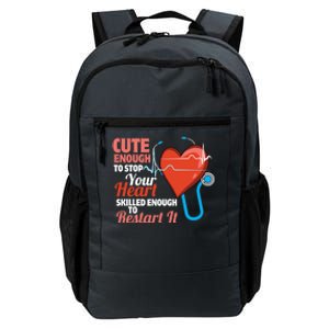 Cute And Skilled Nurse Heartbeat Magician Gift Daily Commute Backpack