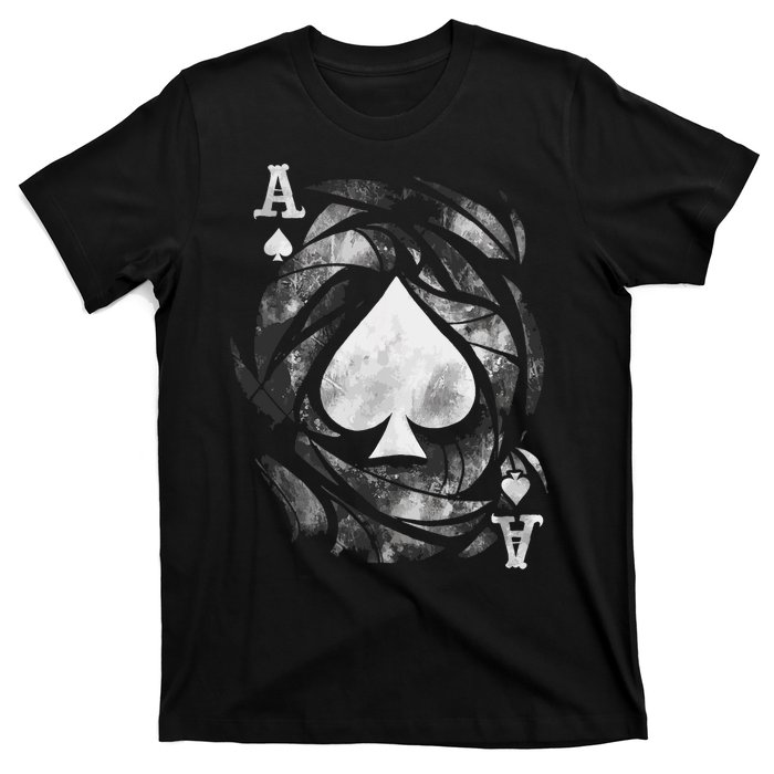 Card Ace Spades Play Playing T-Shirt