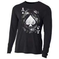 Card Ace Spades Play Playing Cooling Performance Long Sleeve Crew