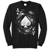 Card Ace Spades Play Playing Tall Sweatshirt