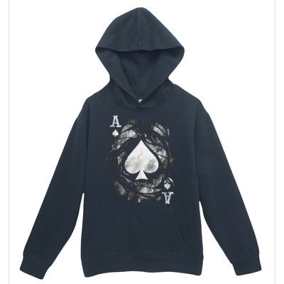 Card Ace Spades Play Playing Urban Pullover Hoodie