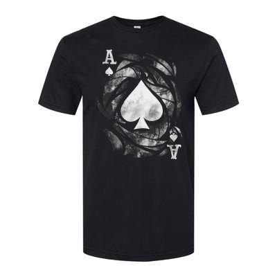 Card Ace Spades Play Playing Softstyle® CVC T-Shirt