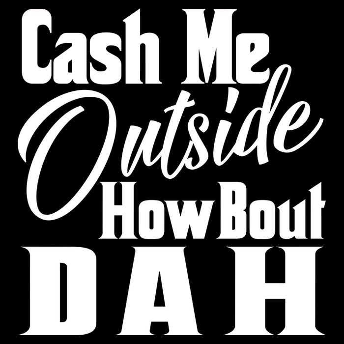 Cash Me Outside How Bout Dah Funny Meme Cropped Pullover Crew