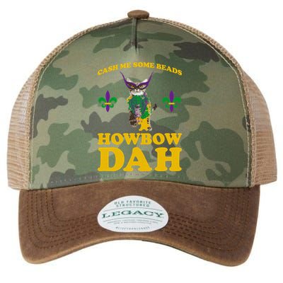 Cash Me Some Beads Howbow Dah Mardi Gras Legacy Tie Dye Trucker Hat