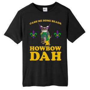 Cash Me Some Beads Howbow Dah Mardi Gras Tall Fusion ChromaSoft Performance T-Shirt