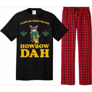 Cash Me Some Beads Howbow Dah Mardi Gras Pajama Set