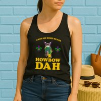 Cash Me Some Beads Howbow Dah Mardi Gras Womens Tank Top