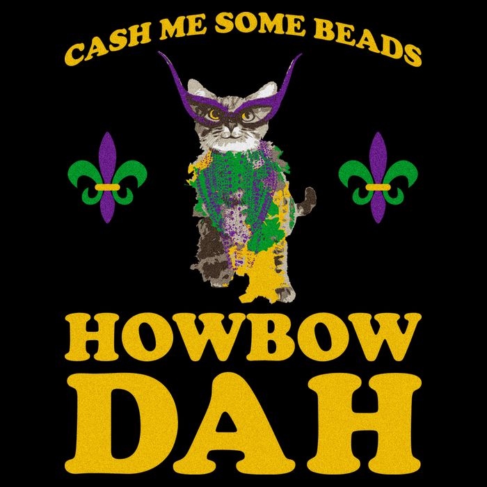 Cash Me Some Beads Howbow Dah Mardi Gras Womens Tank Top