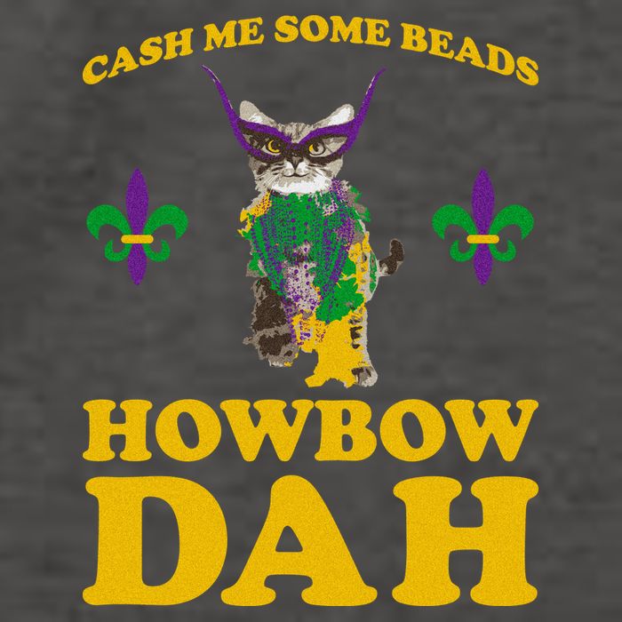 Cash Me Some Beads Howbow Dah Mardi Gras Vector Backpack