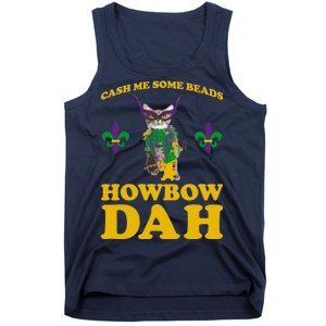 Cash Me Some Beads Howbow Dah Mardi Gras Tank Top