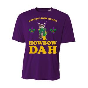 Cash Me Some Beads Howbow Dah Mardi Gras Performance Sprint T-Shirt