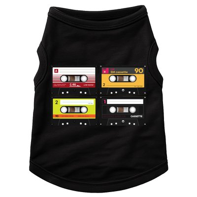 Cassette Tapes Music Mixtape Vintage Retro 80s Tech Doggie Tank