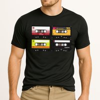 Cassette Tapes Music Mixtape Vintage Retro 80s Tech Performance Shirt
