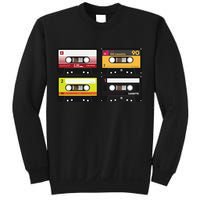 Cassette Tapes Music Mixtape Vintage Retro 80s Tech Sweatshirt