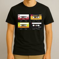 Cassette Tapes Music Mixtape Vintage Retro 80s Tech T-Shirt