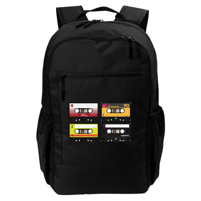 Cassette Tapes Music Mixtape Vintage Retro 80s Tech Backpack
