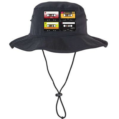 Cassette Tapes Music Mixtape Vintage Retro 80s Tech Bucket Hat