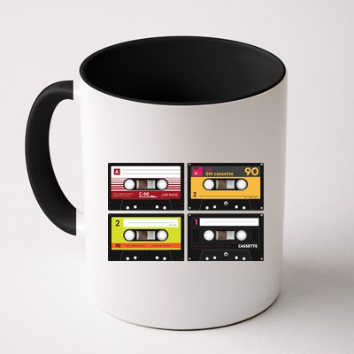 Cassette Tapes Music Mixtape Vintage Retro 80s Tech Mug