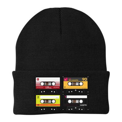 Cassette Tapes Music Mixtape Vintage Retro 80s Tech Beanie