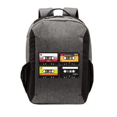 Cassette Tapes Music Mixtape Vintage Retro 80s Tech Vector Backpack