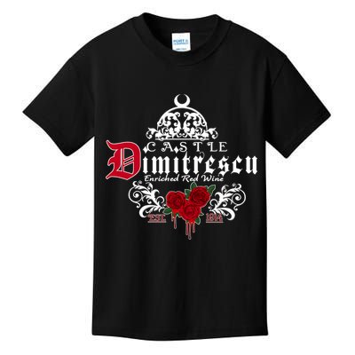 Castle Dimitrescu Village Wine Est 1914 Kids T-Shirt