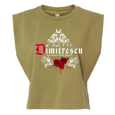 Castle Dimitrescu Village Wine Est 1914 Garment-Dyed Women's Muscle Tee