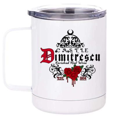 Castle Dimitrescu Village Wine Est 1914 12 oz Stainless Steel Tumbler Cup