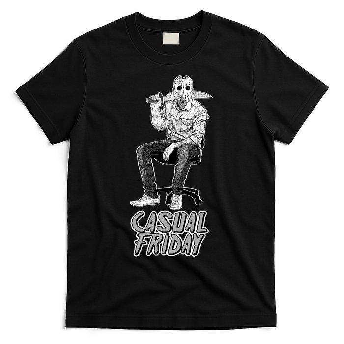 Casual Friday Scary Halloween Horror Movie T-Shirt