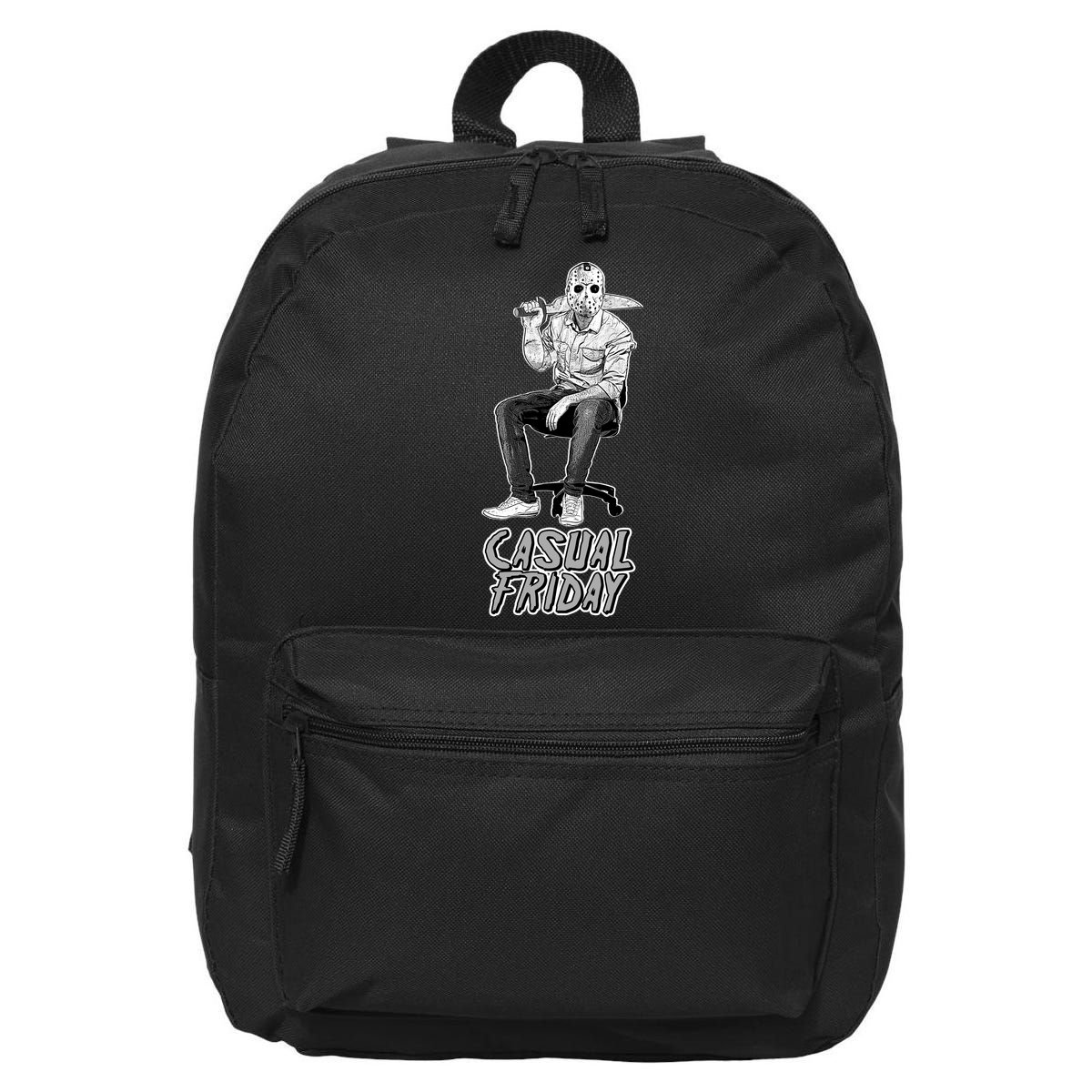 Casual Friday Scary Halloween Horror Movie 16 in Basic Backpack