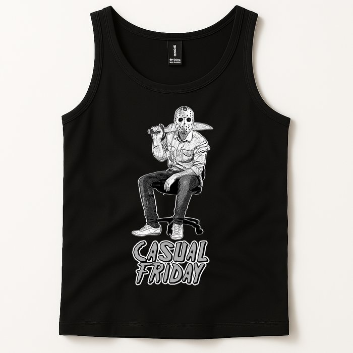 Casual Friday Scary Halloween Horror Movie Tank Top