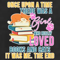 Cat And Books Girl Adult Drive Performance Visor