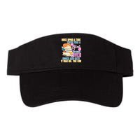 Cat And Books Girl Valucap Bio-Washed Visor