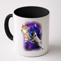 Cat And Pug In Space Mug