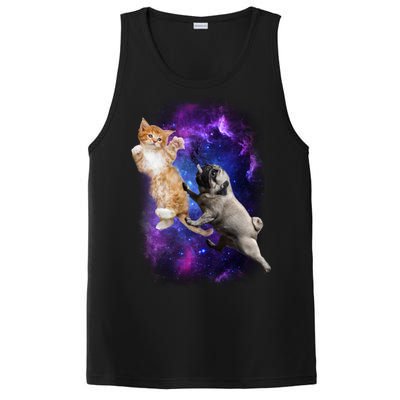 Cat And Pug In Space PosiCharge Competitor Tank