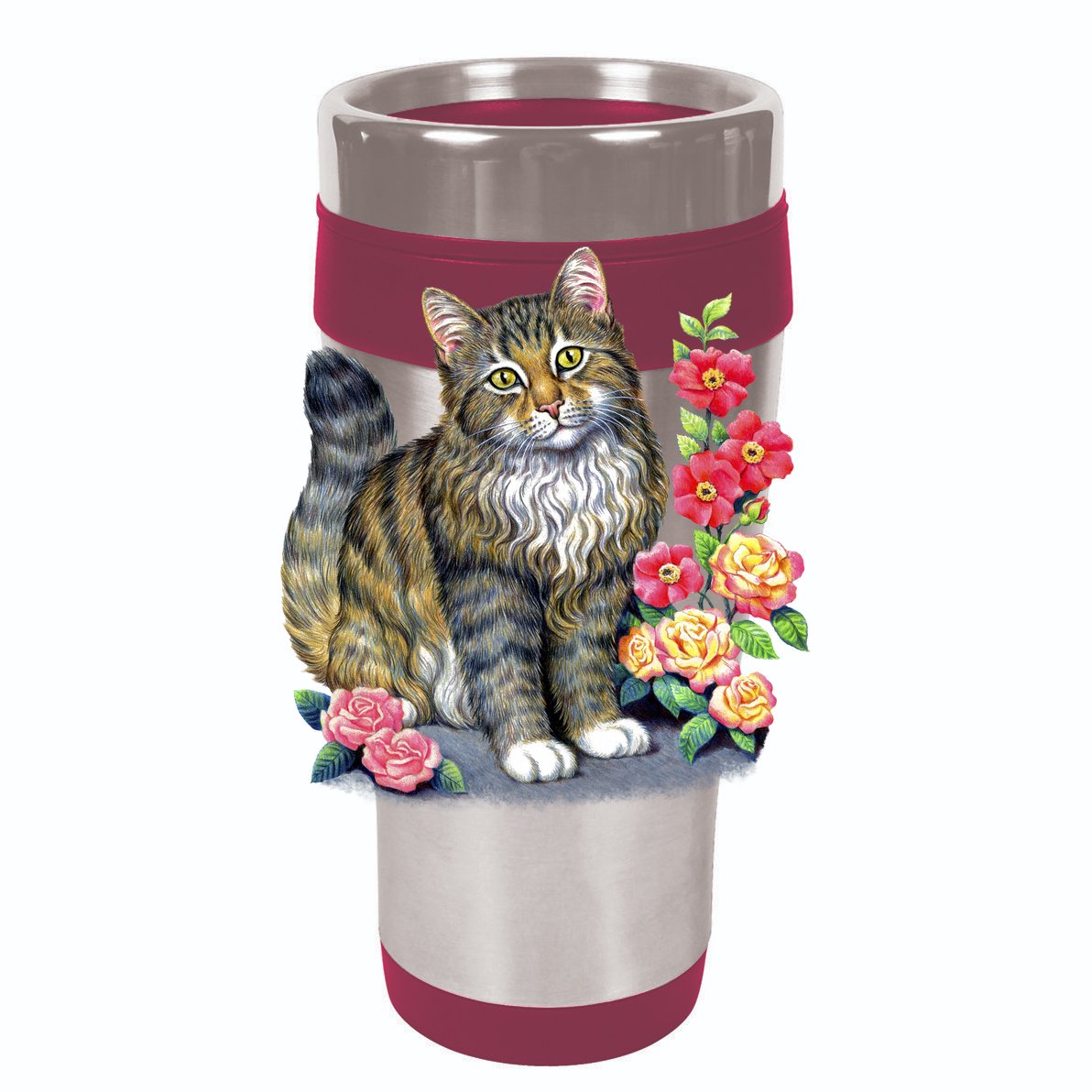 Cat and Roses Doggie Tank