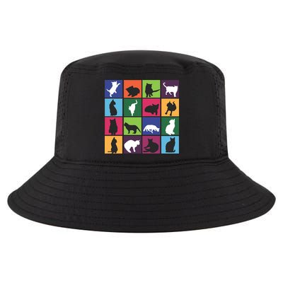 Cat Blocks Cool Comfort Performance Bucket Hat