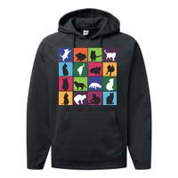 Cat Blocks Performance Fleece Hoodie