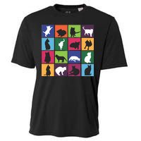 Cat Blocks Cooling Performance Crew T-Shirt