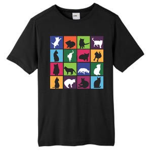 Cat Blocks Tall Fusion ChromaSoft Performance T-Shirt