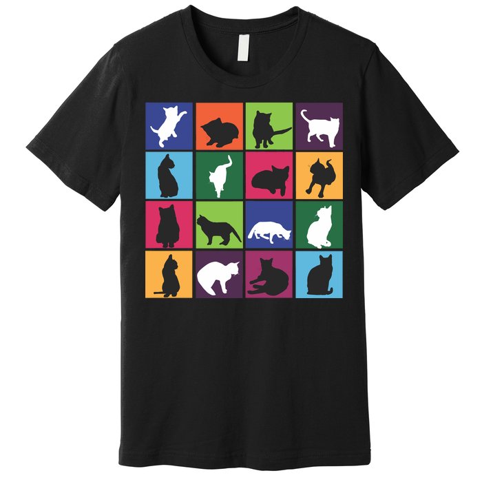 Cat Blocks Premium T-Shirt